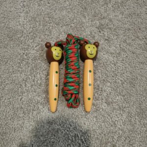 Cuerda De Saltar Para Niños, Infantil Mangos De Madera Piki Multicolor