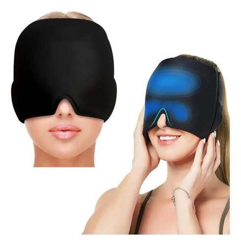 Antifaz De Gel Terapéutico Natural Alivia Migrañas Y Dolores