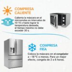 Máscara Facial Gel Frío O Calor Reutilizable Desinflamante Todo Tipo De Piel - Imagen 4