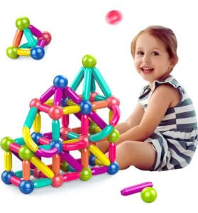 Juego 64 Piezas Bloques Magneticos Construccion Didáctico 64