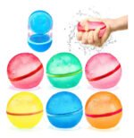 Bombitas De Agua Magnetica Recargables Silicona X6 Calidad Multicolor - Imagen 3