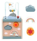 Cubo Didactico Madera Infantil Juguete Encastre Montessori Madera - Imagen 5