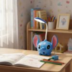 Veladora Stitch Lampara De Escritorio Recargable - Piki.uy Azul Acero - Imagen 6