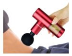 Pistola De Masajes Corporal Y Facial Recargable Inalambrico Rojo - Imagen 2