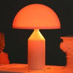 Lampara Interior Veladora Mushroom De Mesa Hongo Led Rgb Blanco Multicolor - Imagen 4
