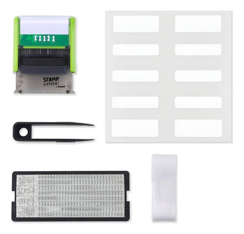 Sello Trodat Personalizable Para Telas Y Objetos Color De La Negro Verde - Imagen 6