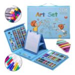 Set Kit Arte Dibujo Y Pinturas 208 Piezas Valija Maletin Infantil Colores Para Colorear Lapices Marcadores Crayolas Acuarela - Imagen 10