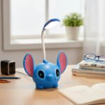Veladora Stitch Lampara De Escritorio Recargable - Piki.uy Azul Acero - Imagen 3