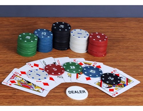 Fichas De Juego De Póquer Profesional 80 Fichas Mazo Casino - Imagen 3