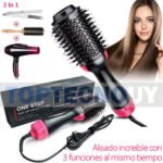 Cepillo Alisador Planchita Secador 3 En 1 Cabello Anti Frizz - Imagen 6