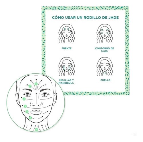 Rodillo Facial Cuarzo Rosa+gua Sha Masaje Facial Antiarrugas Todo Tipo De Piel Día/noche - Imagen 10