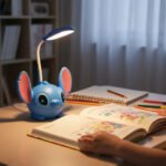 Veladora Stitch Lampara De Escritorio Recargable - Piki.uy Azul Acero - Imagen 5