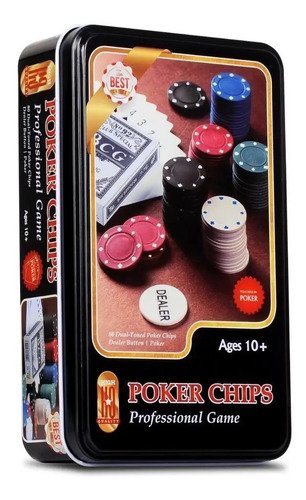 Fichas De Juego De Póquer Profesional 80 Fichas Mazo Casino - Imagen 4
