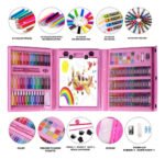 Set Kit Arte Dibujo Y Pinturas 208 Piezas Valija Maletin Infantil Colores Para Colorear Lapices Marcadores Crayolas Acuarela - Imagen 2