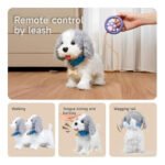 Perro Inteligente Peluche Camina Ladra Y Habla Repite Voces - Imagen 6