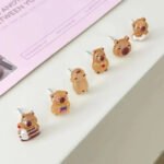 Caravanas De Capibara Aros De Capybara Joyas Carpincho - Imagen 11