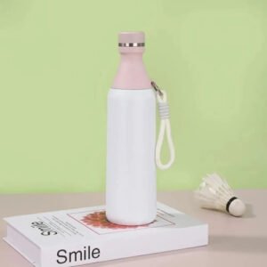 Termo Botella Slim Térmica Acero Inoxidable 500 Ml Colores Rosa