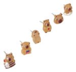Caravanas De Capibara Aros De Capybara Joyas Carpincho - Imagen 3