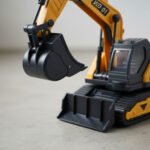 Maquina Excavadora Con Luz Y Sonidos Construcción Excavadora Amarillo - Imagen 6