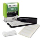 Sello Trodat Personalizable Para Telas Y Objetos Color De La Negro Verde