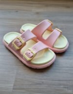 Sandalias Doble Hebilla Niña Goma Eva Rosa Verano Rosa 2829 Uy - Imagen 2