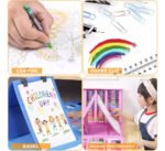 Set Kit Arte Dibujo Y Pinturas 208 Piezas Valija Maletin Infantil Colores Para Colorear Lapices Marcadores Crayolas Acuarela - Imagen 4