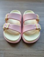 Sandalias Doble Hebilla Niña Goma Eva Rosa Verano Rosa 2829 Uy - Imagen 3