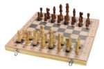 Ajedrez De Madera Grande 3 En 1 Juego Dama Backgammon 48cm