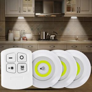 Luz Led Foco Lampara Luces Inalámbrica Con Control Remoto