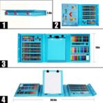 Set Kit Arte Dibujo Y Pinturas 208 Piezas Valija Maletin Infantil Colores Para Colorear Lapices Marcadores Crayolas Acuarela - Imagen 8