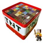 Bloques Magneticos Minecraft  111 Bloques Magnéticos Minecraft En Caja Tnt