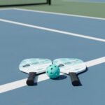 Set De Paletas De Pickleball Raqueta Con Pelota Y Bolsa Pack Agua - Imagen 4