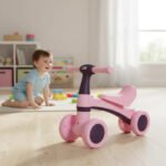 Bicicleta Infantil Chivita Sin Pedal Resistente Armada Piki Rosa - Imagen 3