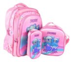 Set Mochila Lonchera Térmica Y Cartuchera 3d Futbol Koala Rosa