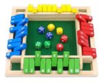 Juego De Dados Cierra La Caja Shut The Box Madera 22x22cm - Imagen 3