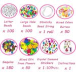 Kit Manualidades 1200 Piezas Artesano Set Arte Decoración - Imagen 4