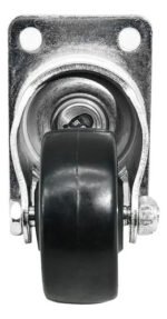Kit De 4 Ruedas De 50mm Para Muebles Ruedas Giratorias 360 Negro - Imagen 3