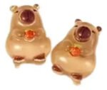 Caravanas De Capibara Aros De Capybara Joyas Carpincho - Imagen 13
