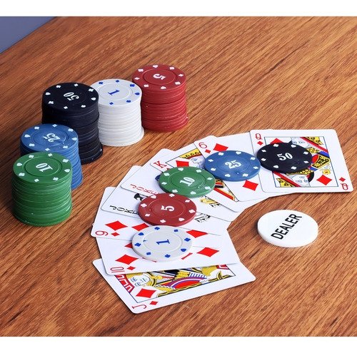 Fichas De Juego De Póquer Profesional 80 Fichas Mazo Casino - Imagen 5