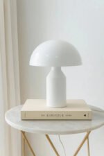 Lampara Interior Veladora Mushroom De Mesa Hongo Led Rgb Blanco Multicolor - Imagen 7
