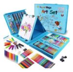 Set Kit Arte Dibujo Y Pinturas 208 Piezas Valija Maletin Infantil Colores Para Colorear Lapices Marcadores Crayolas Acuarela - Imagen 11