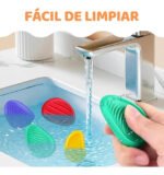 6pcs Juguete Silicona Piedras Sensoriales Para Ansiedad Piki Multicolor - Imagen 6