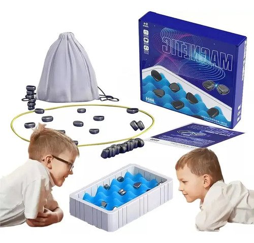 Juego De Estrategia De Ajedrez Magnético 20 Base De Esponja