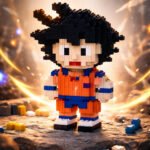 Bloques De Construcción Figura Naruto Pikachu Dragon Ball 1880 Goku - Imagen 3