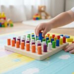 Juego Didactico De Madera Montessori Colores Numeros - Imagen 2