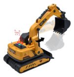 Maquina Excavadora Con Luz Y Sonidos Construcción Excavadora Amarillo - Imagen 3