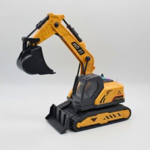 Maquina Excavadora Con Luz Y Sonidos Construcción Excavadora Amarillo