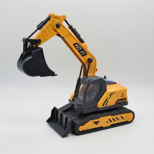 Maquina Excavadora Con Luz Y Sonidos Construcción Excavadora Amarillo