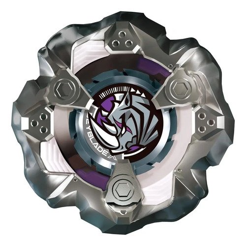 Trompo Beyblade X Bx-19 Horn Rhino 3-80n Sb Con Lanzador Winder Launcher Negro - Imagen 3
