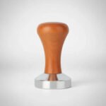 Tamper Profesional Barista Café Espresso 51mm Acero Y Madera Acero Madera Clara - Imagen 4